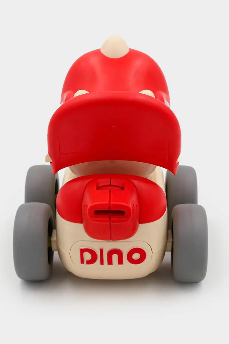 Dino Push N Go Friction Powered Toy - Red