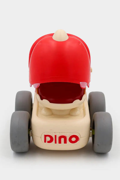 Dino Push N Go Friction Powered Toy - Red
