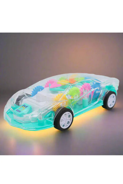 Light and Gear Friction Powered Car Toy