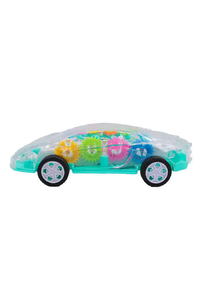 Light and Gear Friction Powered Car Toy