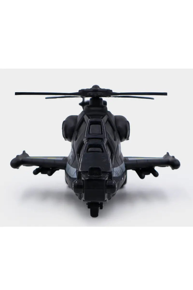 Lovely Toys Police Action Helicopter Friction Powered Toy (Black)