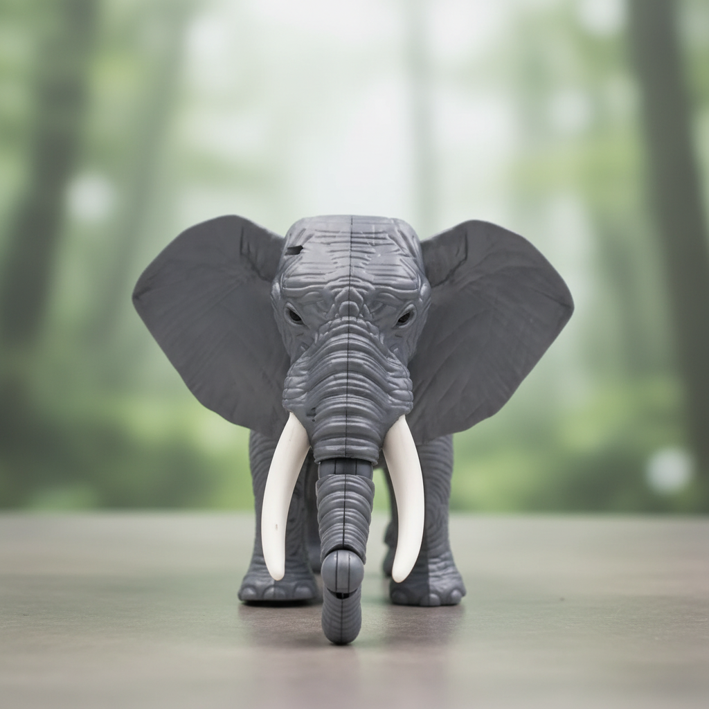 Walking Elephant Light & Sound Toy (Grey) SUPER