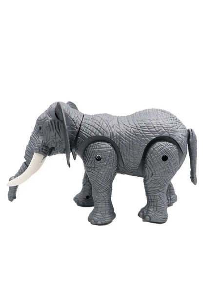 Walking Elephant Light & Sound Toy (Grey)