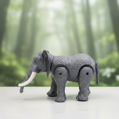 Walking Elephant Light & Sound Toy (Grey) SUPER