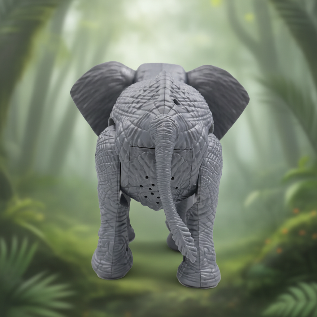 Walking Elephant Light & Sound Toy (Grey) SUPER