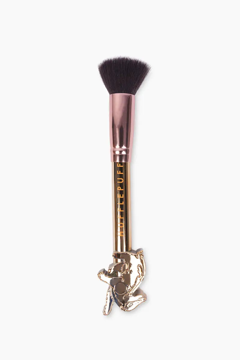 Nylon Hair Make Up Brush Set (Gold) - Pack of 1