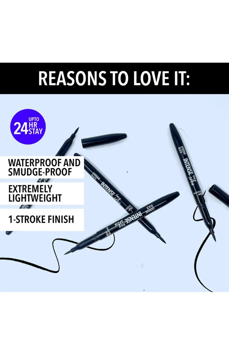 Blue Heaven Intense Sketch Eyeliner - 1 ml (Extreme Black)