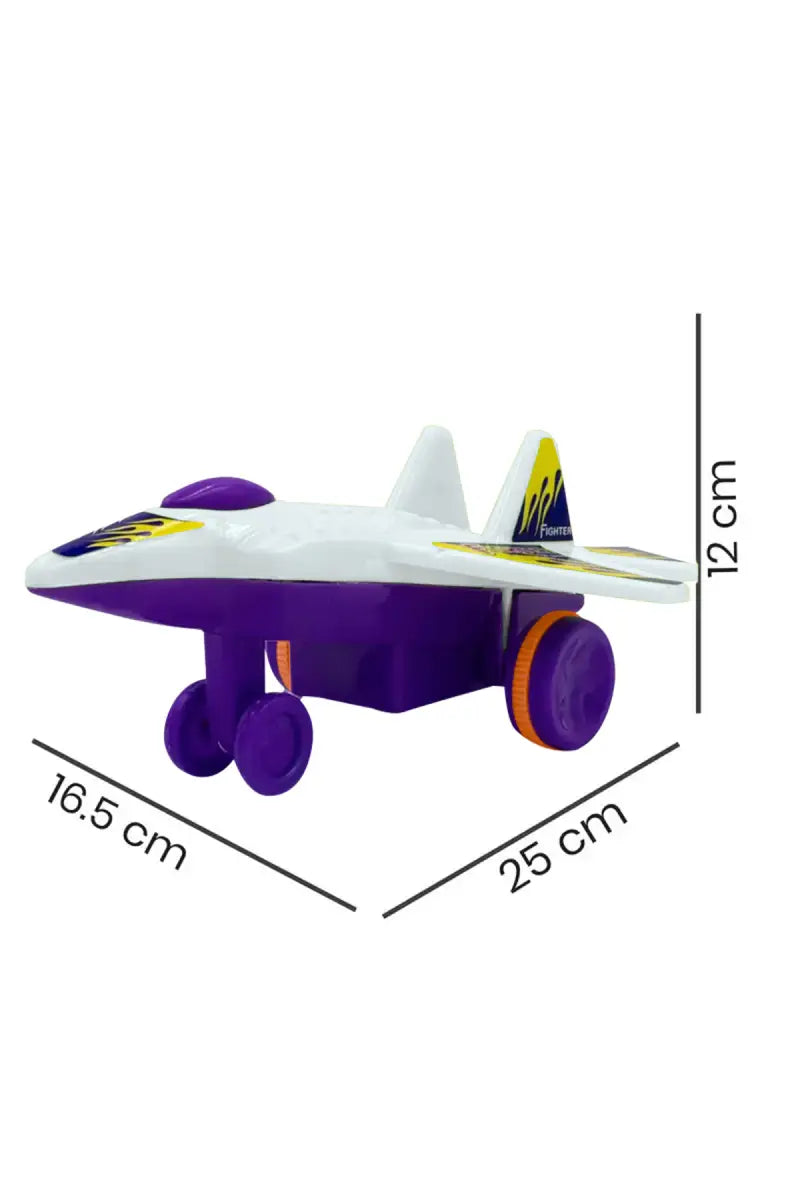 Lovely Toys MIG-29 Fighter Plane Push Along Toy - (White)