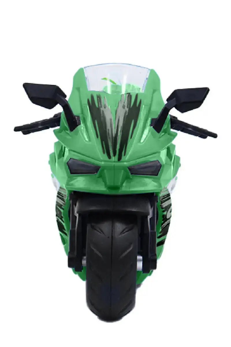 Lovely Toys EV Bike Friction Powered Light & Sound Toy (Green)