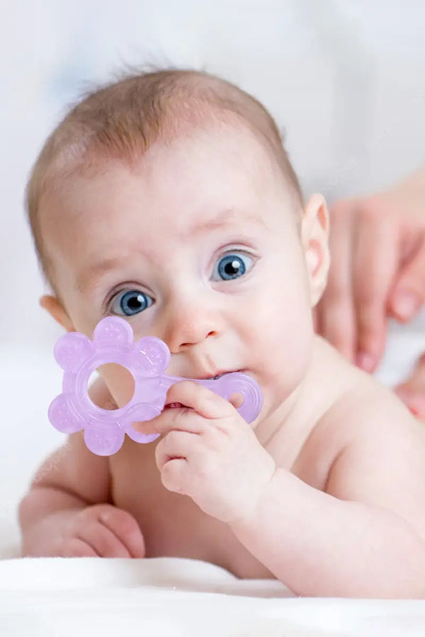 Silicone Teether For Toddlers (Purple)