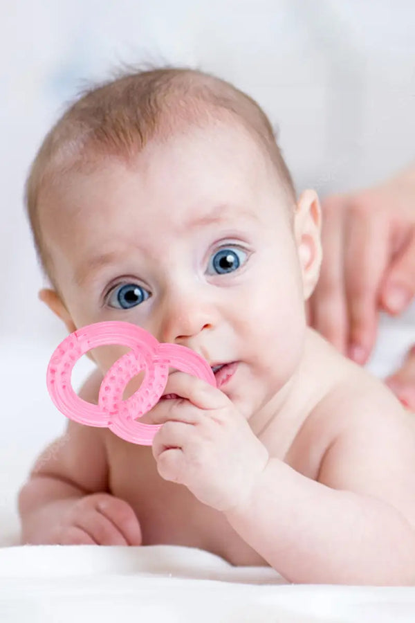 Silicone Teether For Toddlers (Pink)