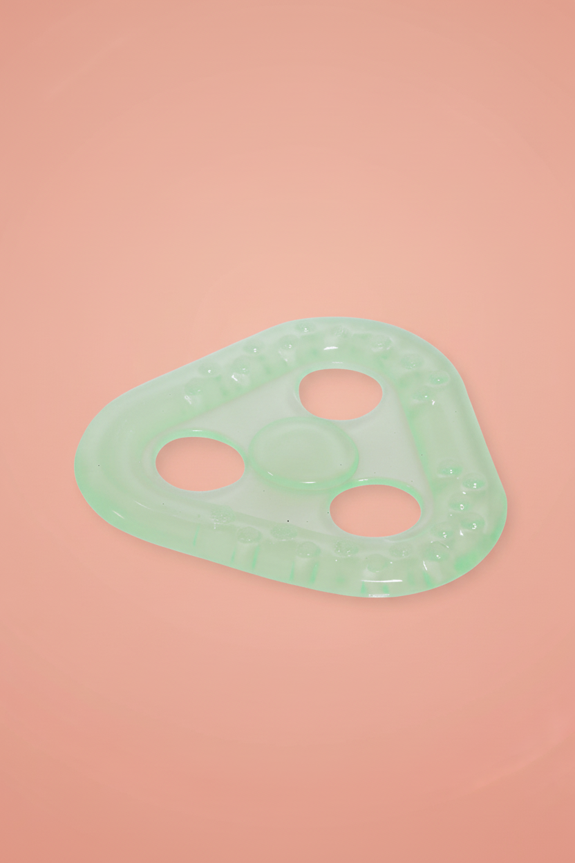 Silicone Teether For Toddlers (Green) SUPER