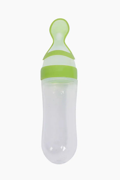 Squeezy Silicone Bottle Feeder For Kids (Green)