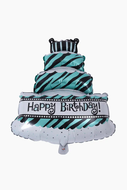 3 Tire Cake Foil Balloon Set - 5 Pcs