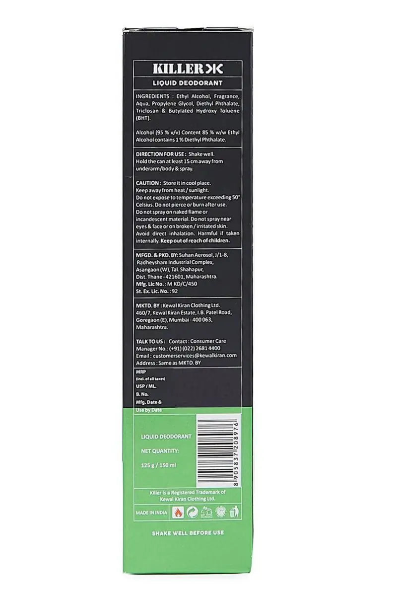 Killer Marine Liquid Deodorant - 150ml