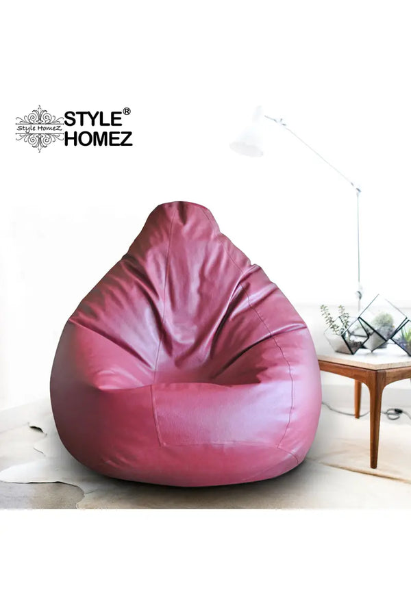 Style Homez Classic Bean Bag Cover XXXL (Maroon) - Pack of 1
