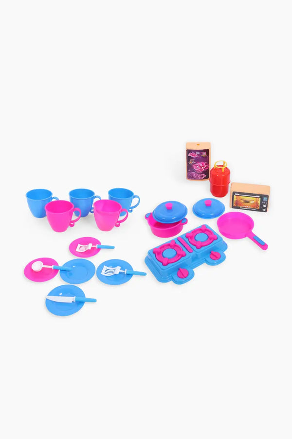 Paramount Kitchen Play Set for Kids - 20 Pcs