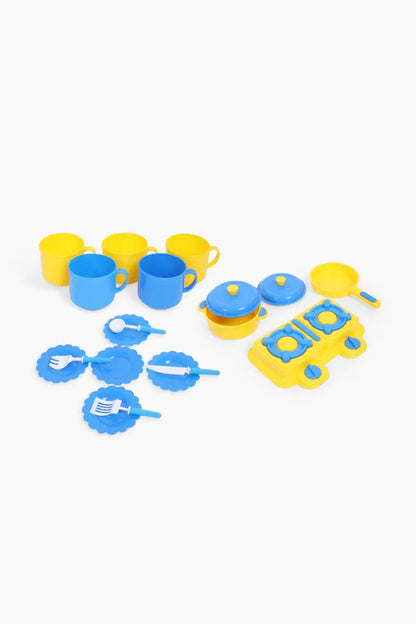 Paramount Kitchen Play Set for Kids - 17 Pc