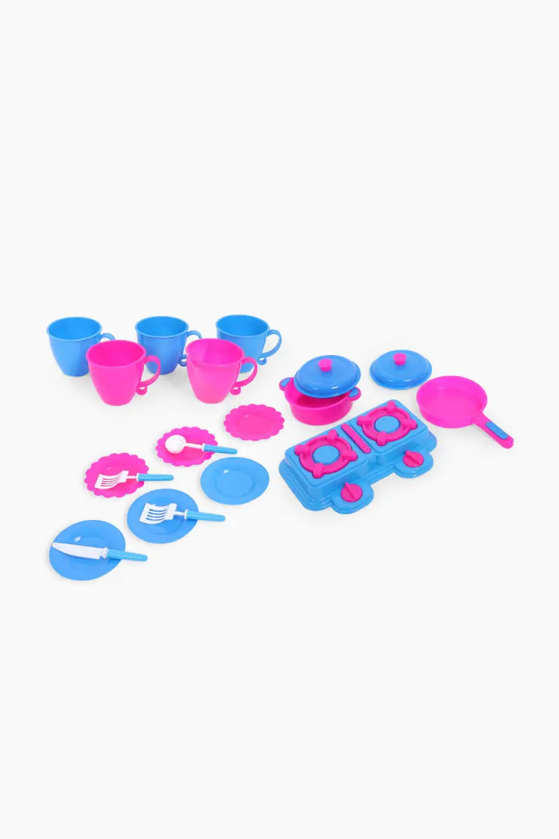 Paramount Kitchen Play Set for Kids - 18 Pcs