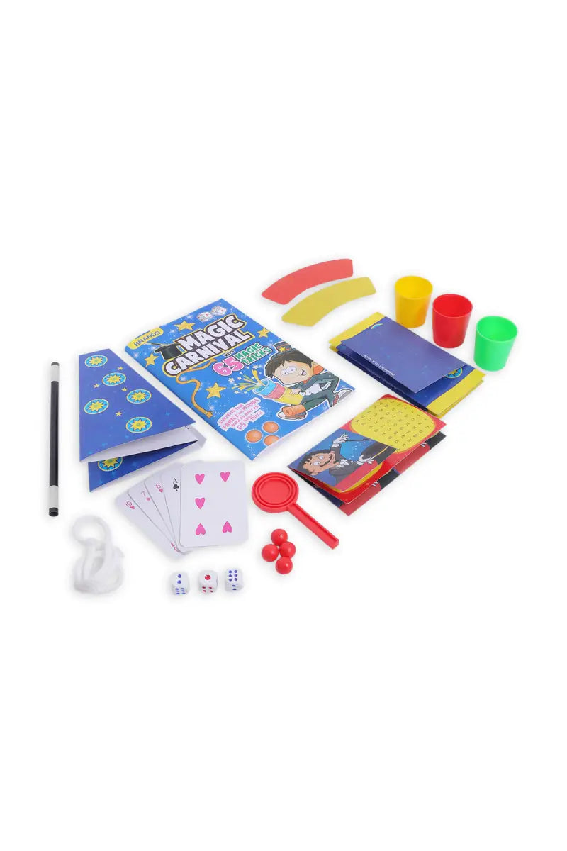 Magic Carnival Tricks Set (65 Magic Tricks)