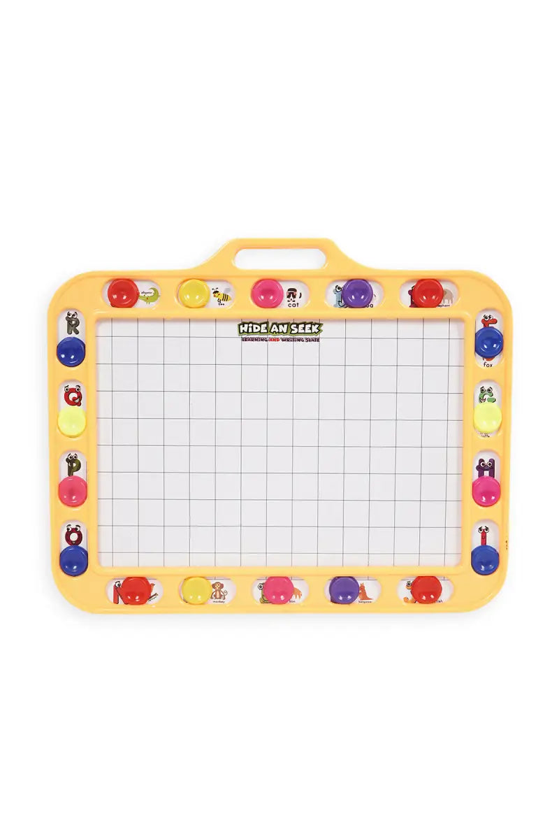 Hide An Seek 2 in 1 Slate for Kids (Orange)