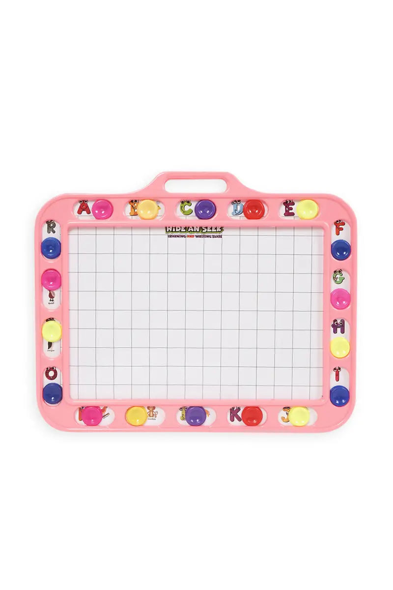 Hide An Seek 2 in 1 Slate for Kids (Pink)