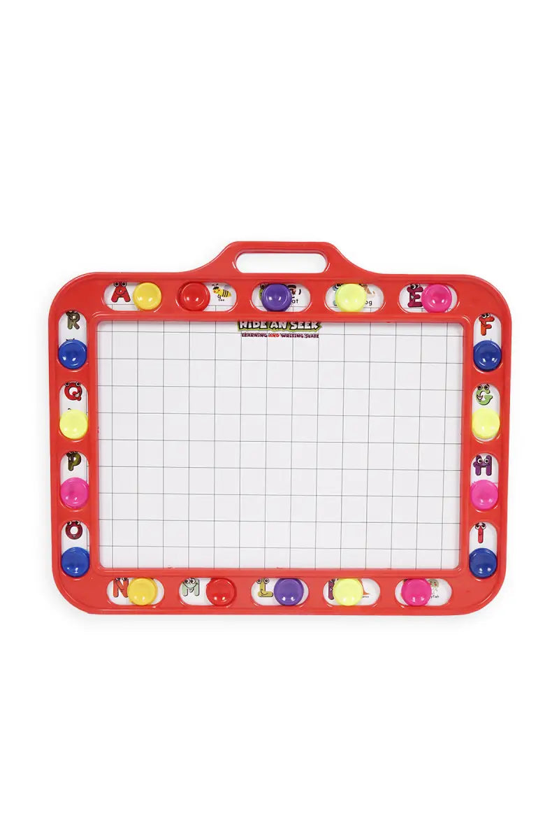 Hide An Seek 2 in 1 Slate for Kids (Red)