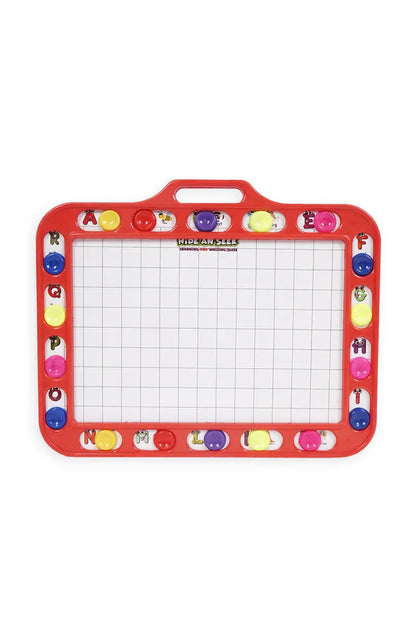 Hide An Seek 2 in 1 Slate for Kids (Red)