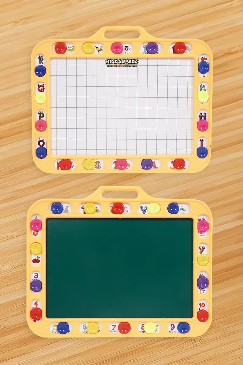 Hide An Seek 2 in 1 Slate for Kids (Orange)