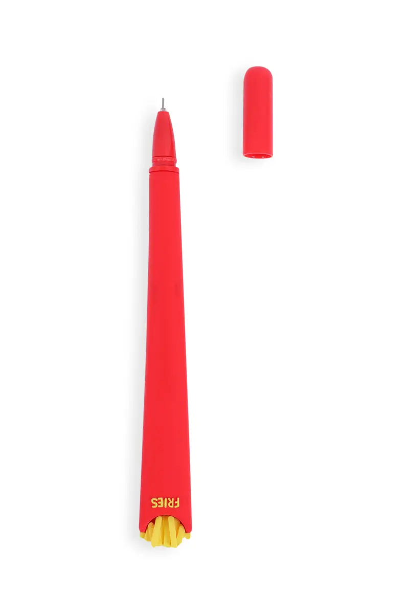 Frech Fries Design Gel Pen (Red)