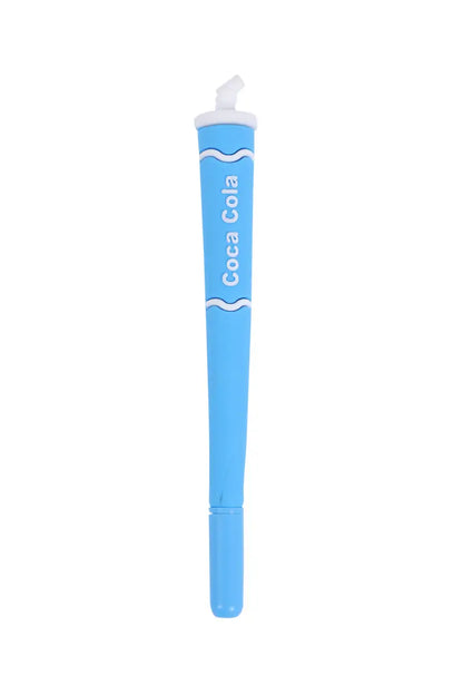 Coca Cola Design Gel Pen (Blue) - Pack of 1
