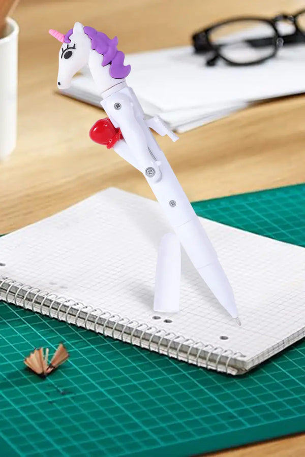 Unicorn Shooter Ball Pen (White) - Pack of 1