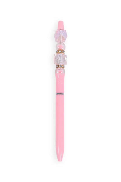 Elegant Crystal Bead Ball Pen - Pack of 1