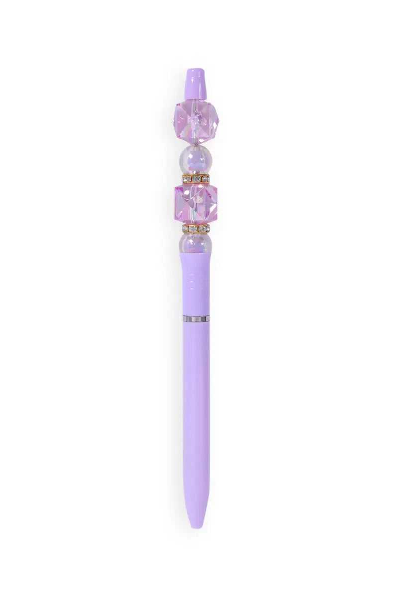 Elegant Crystal Bead Ball Pen - Pack of 1