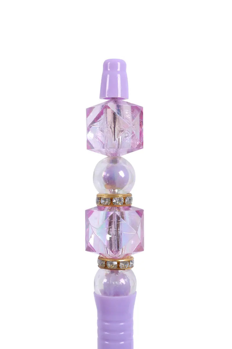 Elegant Crystal Bead Ball Pen - Pack of 1