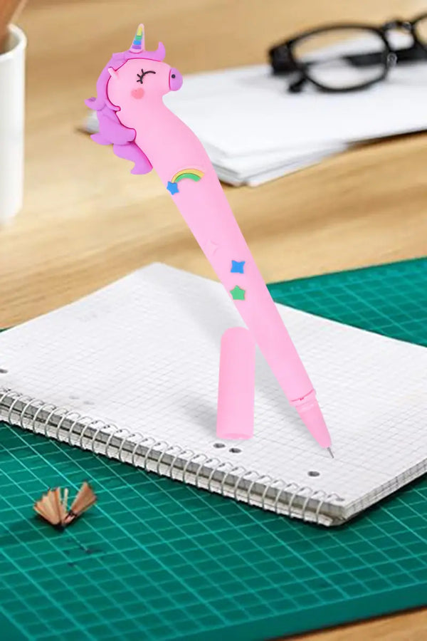 Unicorn Horse Gel Pen (Pink) - Pack of 1
