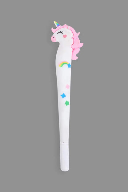 Unicorn Horse Gel Pen (White) - Pack of 1