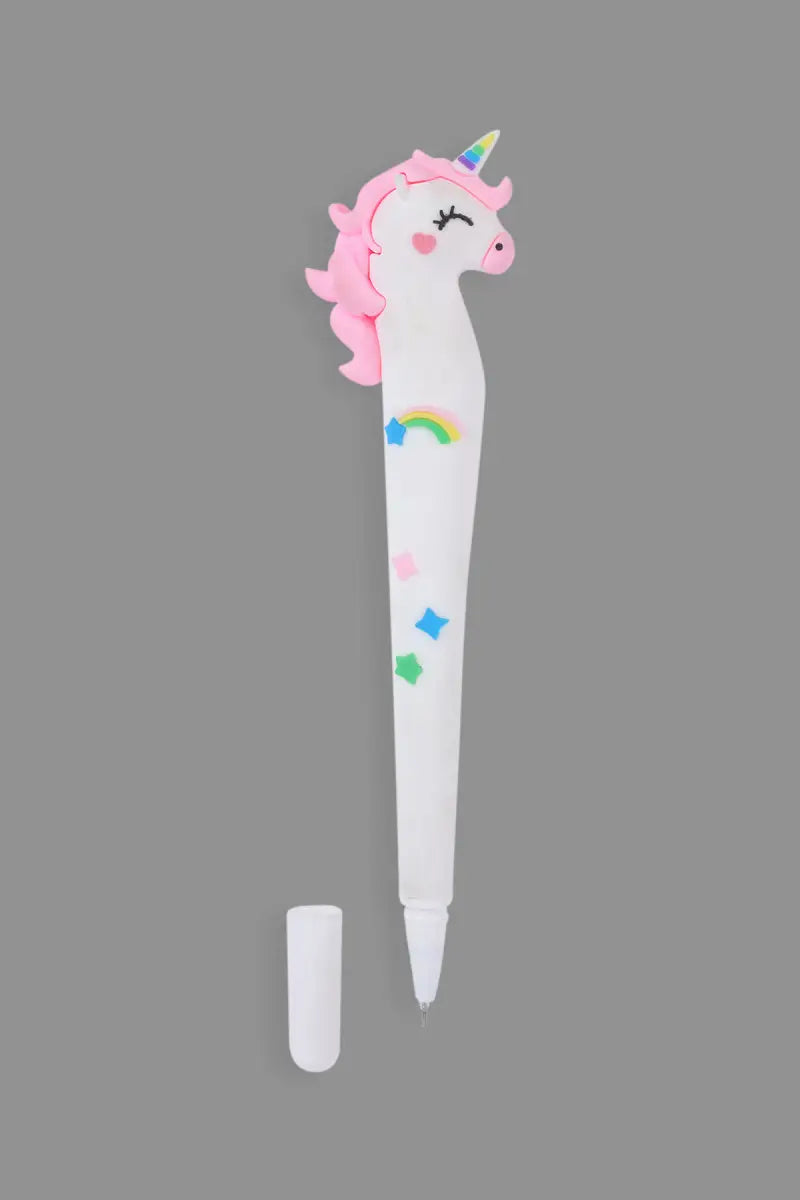 Unicorn Horse Gel Pen (White) - Pack of 1