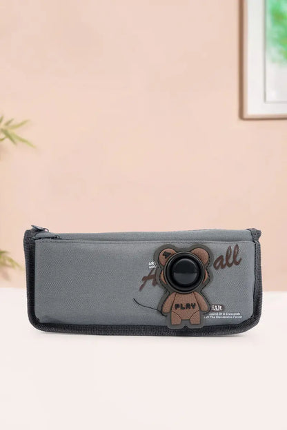 Stationery Pencil Pouch Astronaut (Grey) - Pack of 1