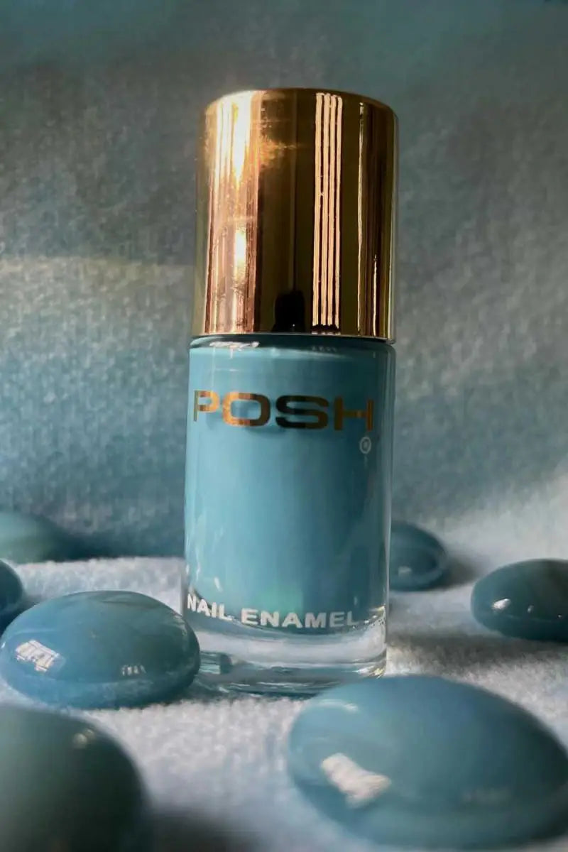 Posh Long-lasting Shine High Gloss Nail Polish - 9ml (615 Blue)