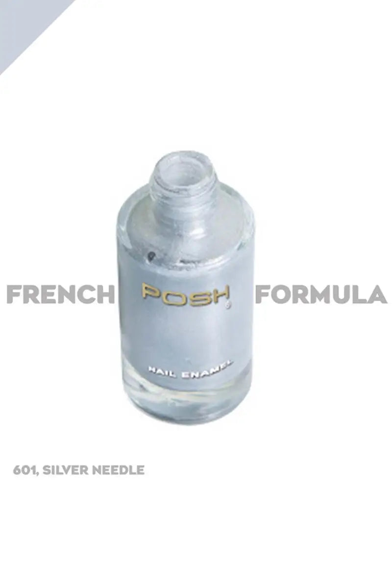 Posh Long-lasting Shine High Gloss Nail Polish - 9ml (601 Silver Needle)