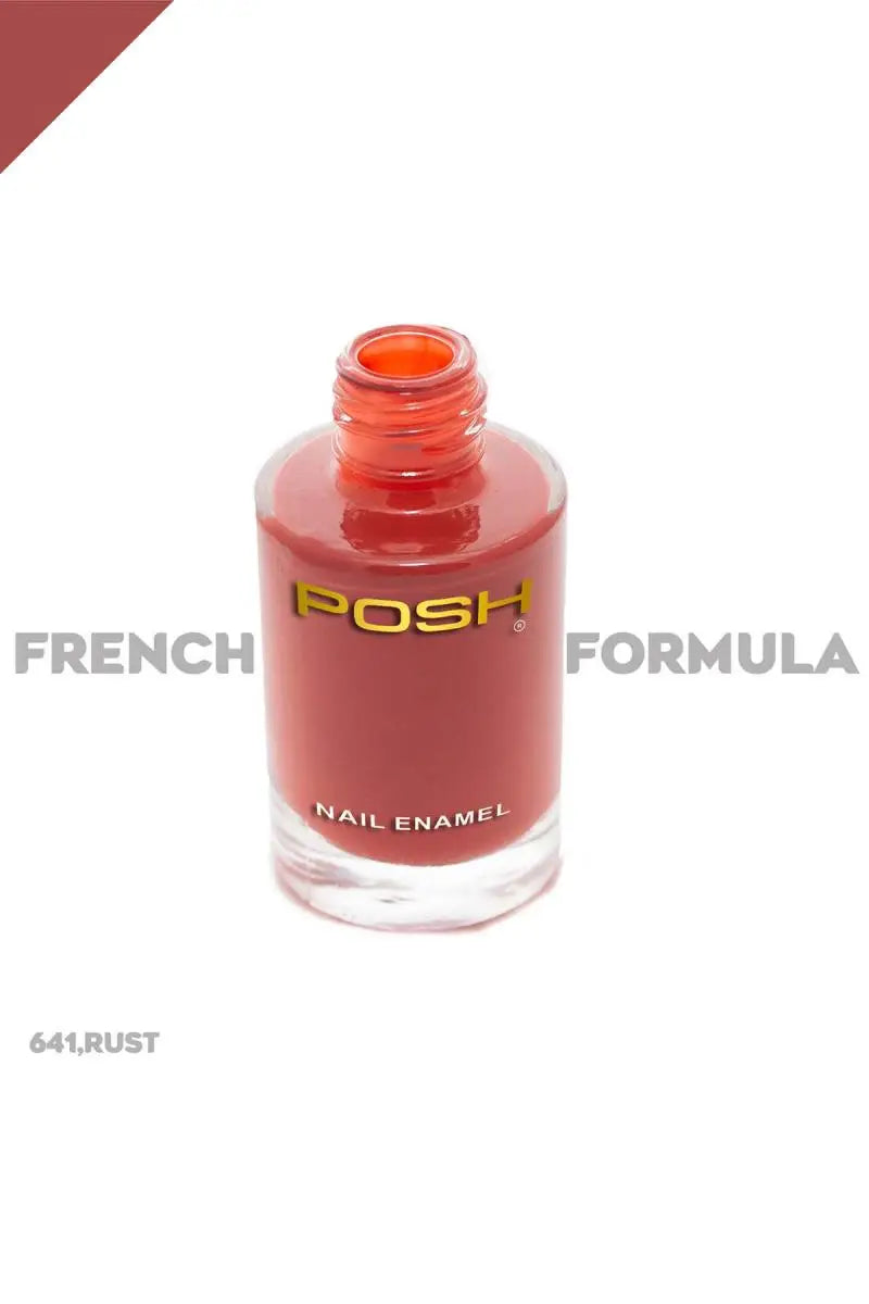Posh Long-lasting Shine High Gloss Nail Polish - 9ml (641 Rust)