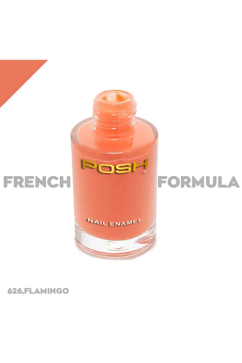 Posh Long-lasting Shine High Gloss Nail Polish - 9ml (626 Flamingo)
