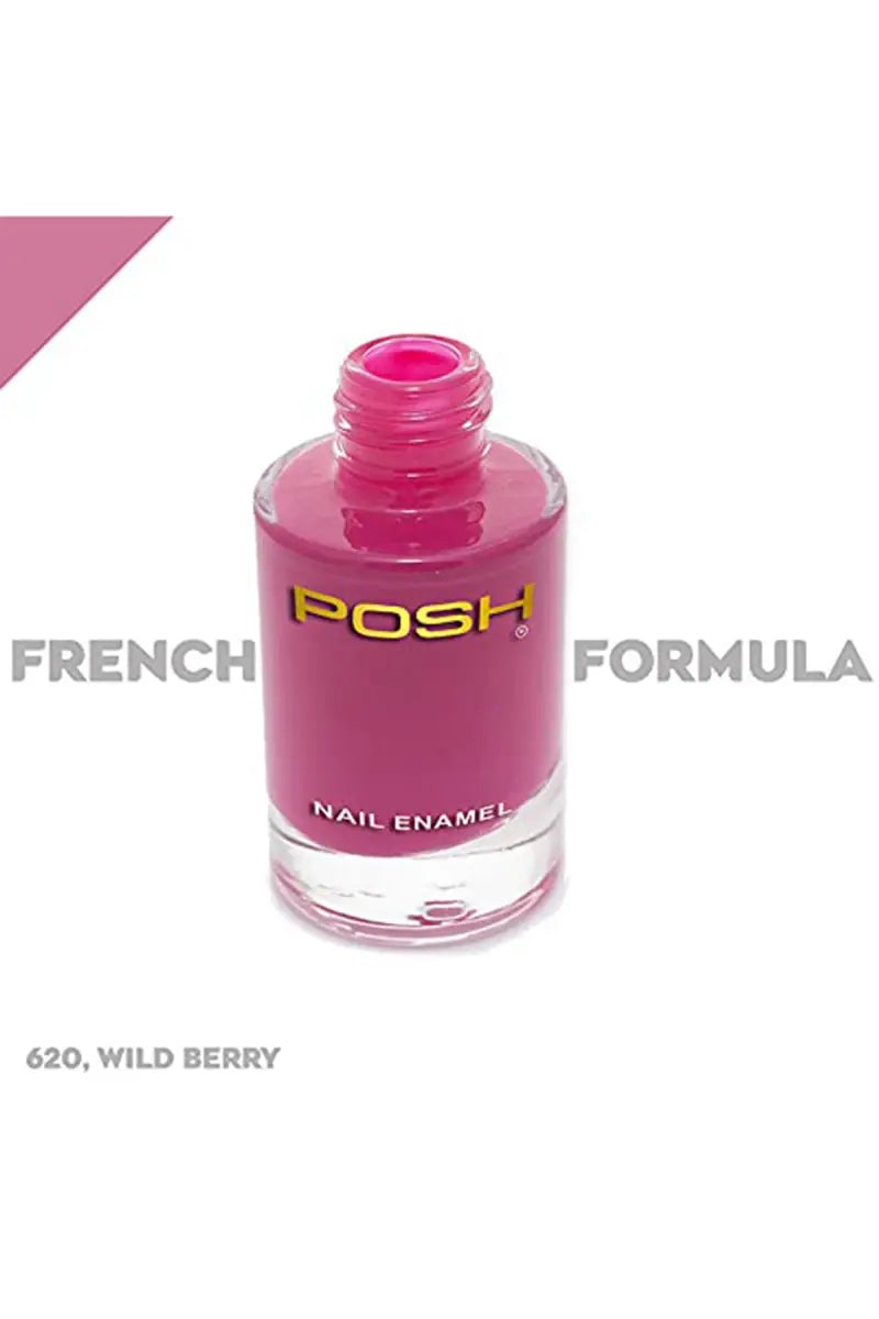 Posh Long-lasting Shine High Gloss Nail Polish - 9ml (620 Wild Berry)