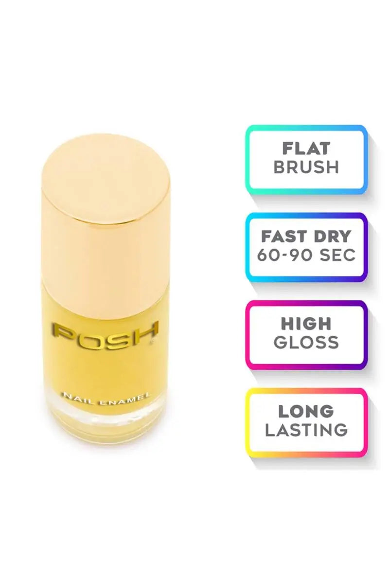Posh Long-lasting Shine High Gloss Nail Polish - 9ml (623 Bumble Bee)