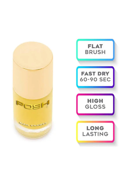 Posh Long-lasting Shine High Gloss Nail Polish - 9ml (623 Bumble Bee)