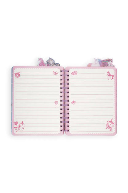 Unicorn Spiral Ruled Notebook