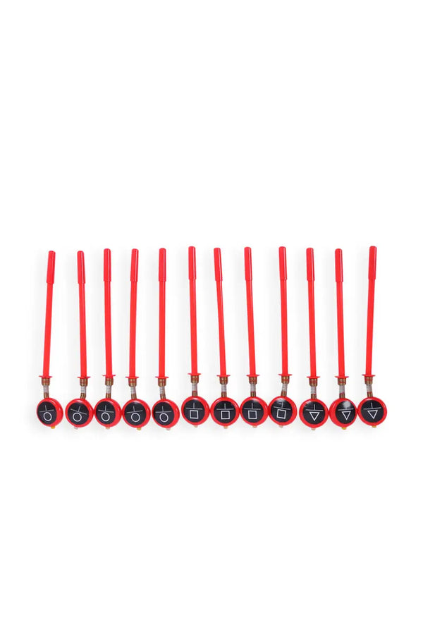 Tic-Tac-Toe Spring Pen – Pack of 12