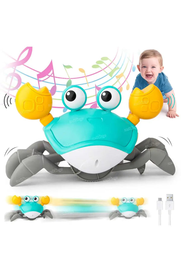 Musical Crawling Crab Toy (Rechargeable)