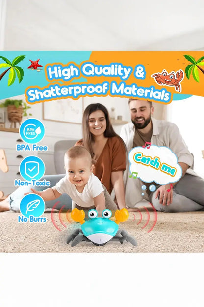 Musical Crawling Crab Toy (Rechargeable)